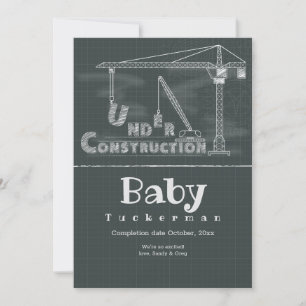 En construction Faire-part de grossesse