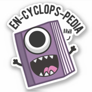 En-cyclops-pedia Funny Encyclopedia Pun 