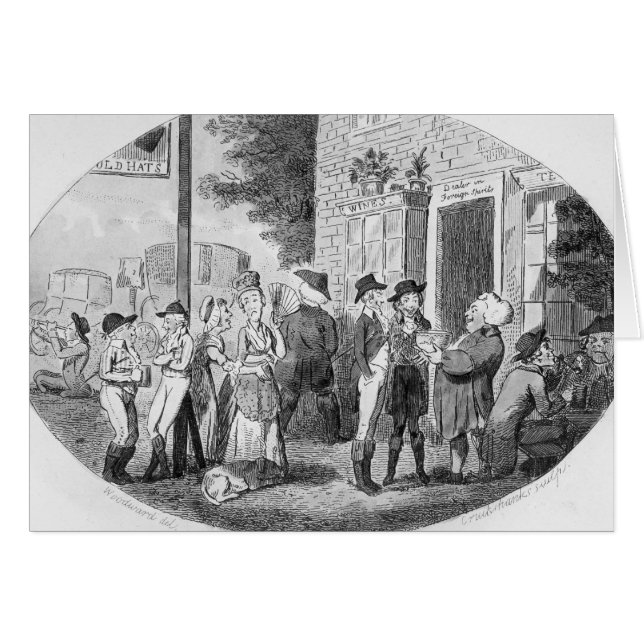 En dehors de la vieille taverne de casquettes (Devant horizontal)