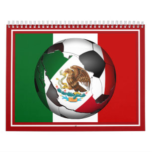 En Espanol - Mexico Soccer Ball Photo Frame Calendar