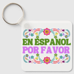 En Español Por Favour , Spanish Teacher Gift Maest Keychain