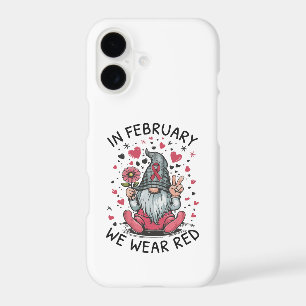En février, nous portons du rouge pour la sensibil