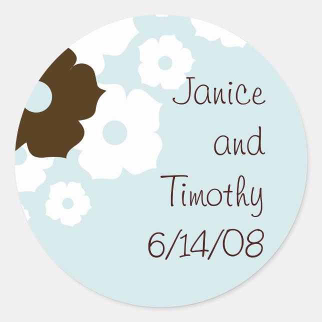 En Fleur Favoriser Les Stickers (Devant)