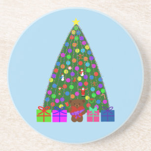 En Grès Arbre de Noël #3 Dessous de verre