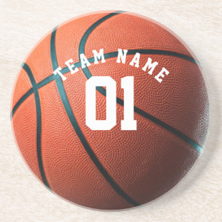 En Grès BASKETBALL Team PERSONNALISÉ Nom Dessous de verre