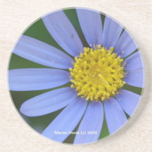 En Grès Blue Daisy - Dessous de verre