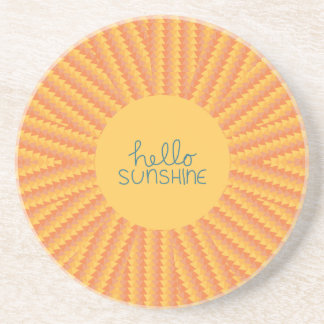 En Grès Bonjour soleil - dessous de verre