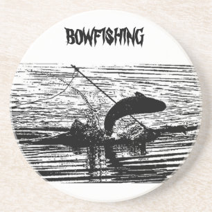 En Grès Bowfishing - dessous de verre collectables