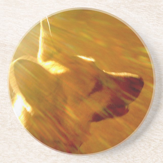 En Grès Brille Sur Moi Berger Allemand #2 Dessous de verre (Devant)