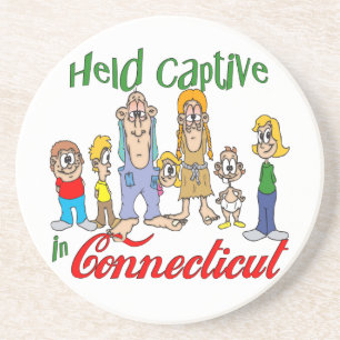 En Grès Connecticut Funny Trailer Park Dessous de verre Sa