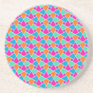 En Grès Couleurs vives Motif islamique Dessous de verre de