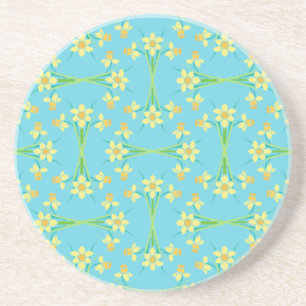 En Grès Daffodiles Sunshine Spring Dessous de verre de grè