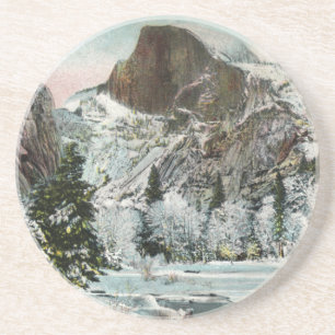 En Grès Demi-Dôme, Dessous de verre Vintage Yosemite