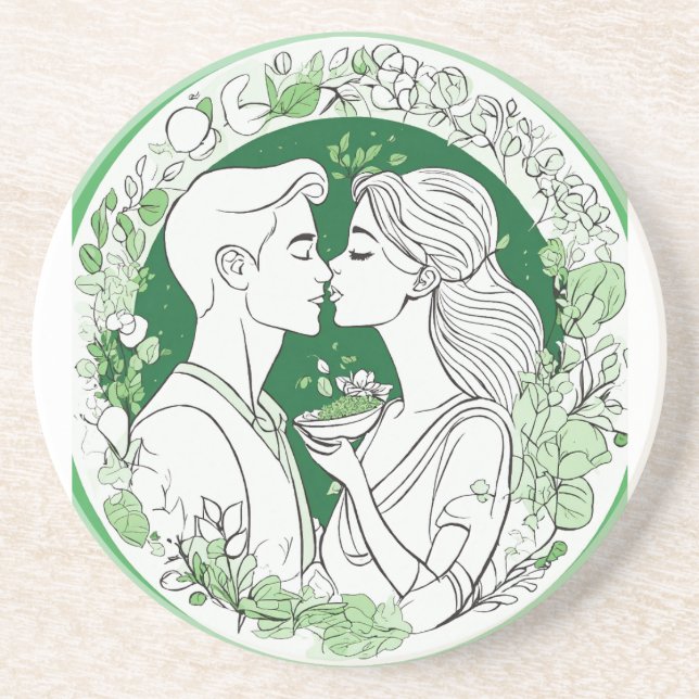 En Grès dessous de verre (Devant)