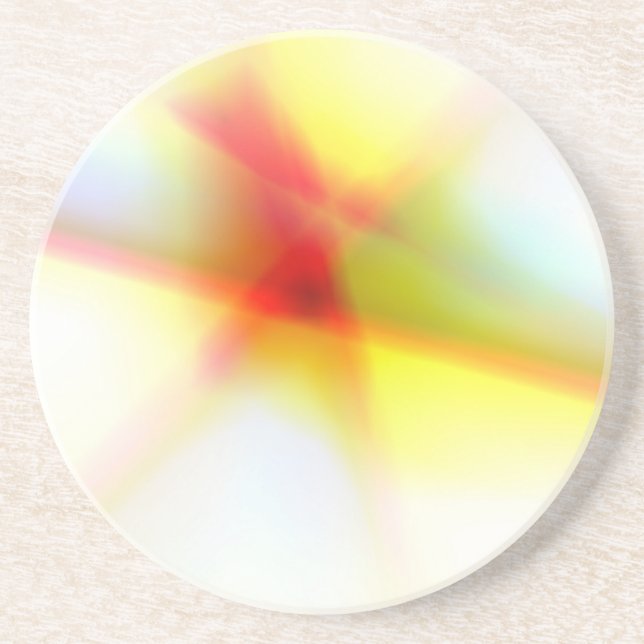 En Grès Dessous de verre Abstrait (Devant)