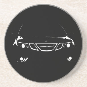 En Grès Dessous de verre aériens de Saab 9-3