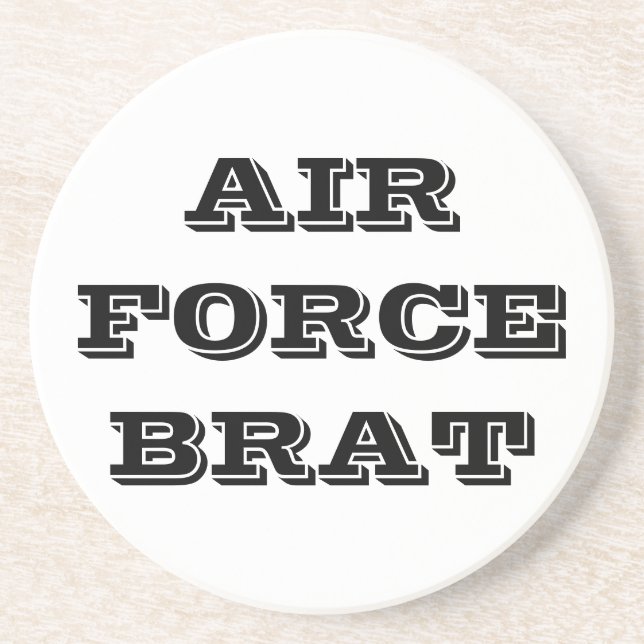 En Grès Dessous de verre Air Force Brat (Devant)
