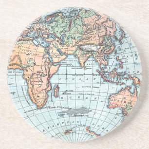 En Grès Dessous de verre antiques de globe