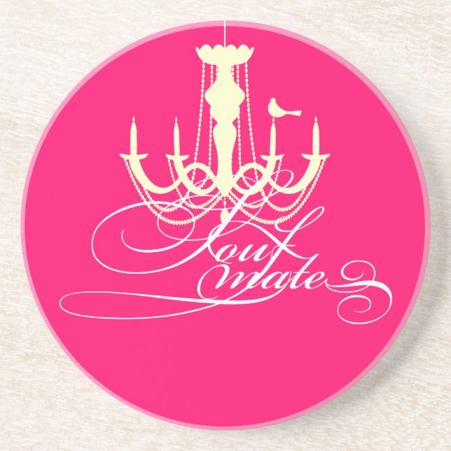 En Grès Dessous de verre antiques de lustre (Devant)