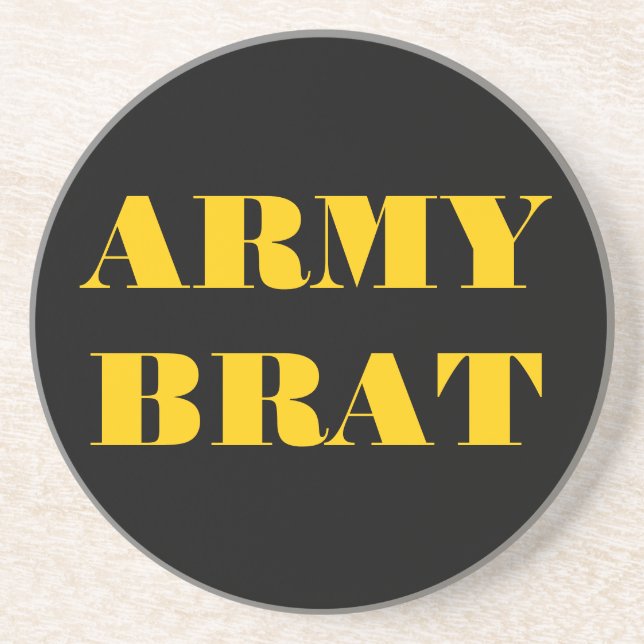 En Grès Dessous de verre Armée Brat (Devant)