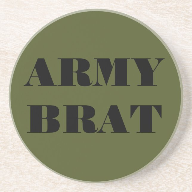 En Grès Dessous de verre Armée Brat (Devant)