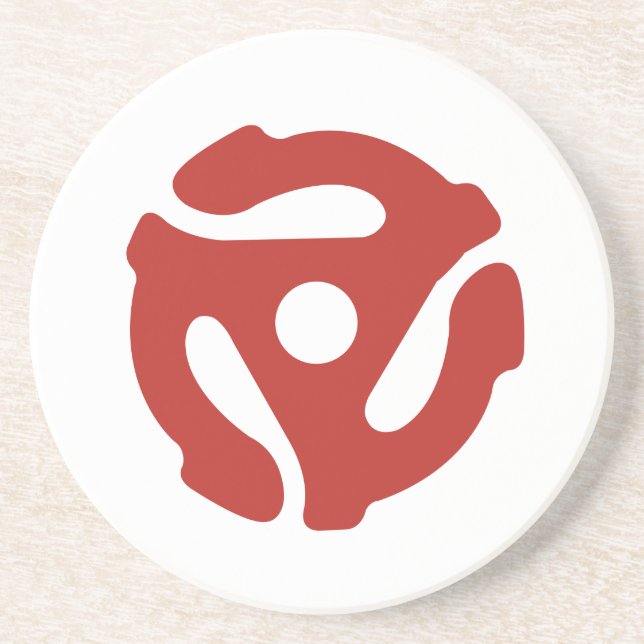 En Grès Dessous de verre audiophile de l'adaptateur de dis (Devant)