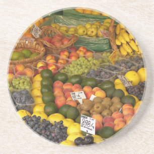En Grès Dessous de verre aux fruits mélangés