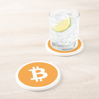 En Grès Dessous de verre Bitcoin