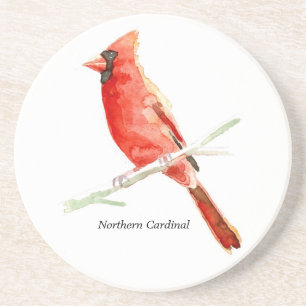 En Grès Dessous de verre cardinaux du nord