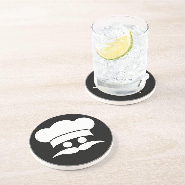 EN GRÈS DESSOUS DE VERRE CHEF (Côté)