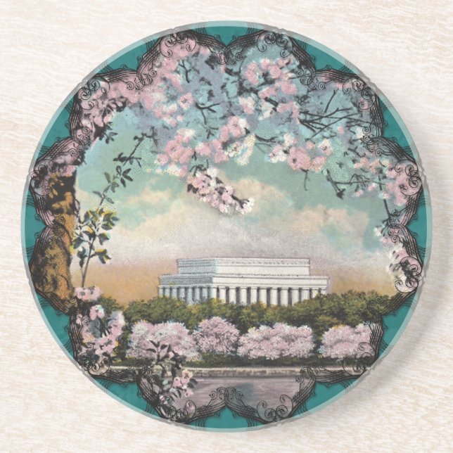 En Grès Dessous de verre Cherry Blossoms (Devant)