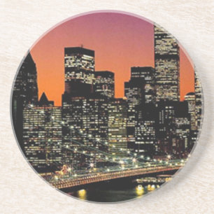 En Grès Dessous de verre City Vision
