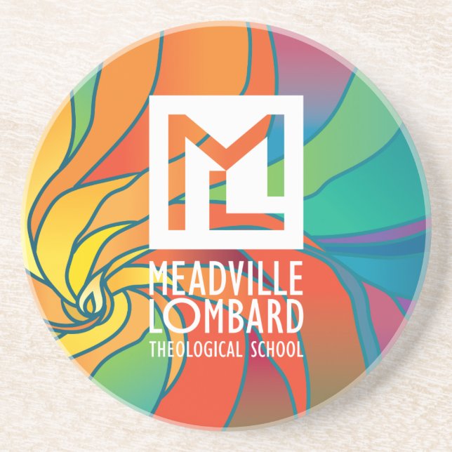 En Grès Dessous de verre d'art de calice de MLTS (Devant)