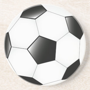 En Grès Dessous de verre de ballon de football