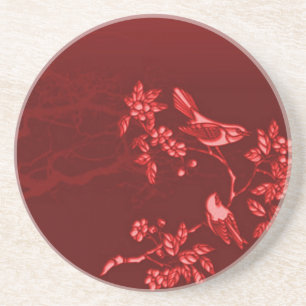 En Grès Dessous de verre de beauté asiatique