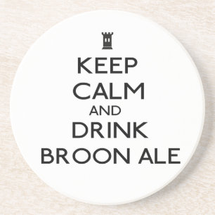 En Grès Dessous de verre de bière anglaise de Broon