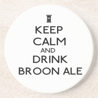 En Grès Dessous de verre de bière anglaise de Broon