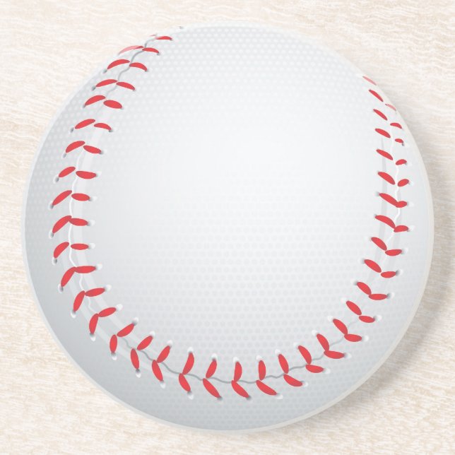 En Grès Dessous de verre de boisson de base-ball (Devant)