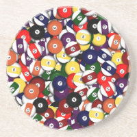 Dessous de verre de boules de piscine