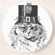 Dessous de verre de chat de Steampunk, Kitty dans