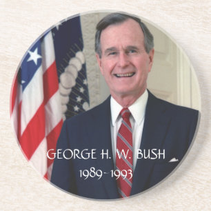 En Grès Dessous de verre de George Bush