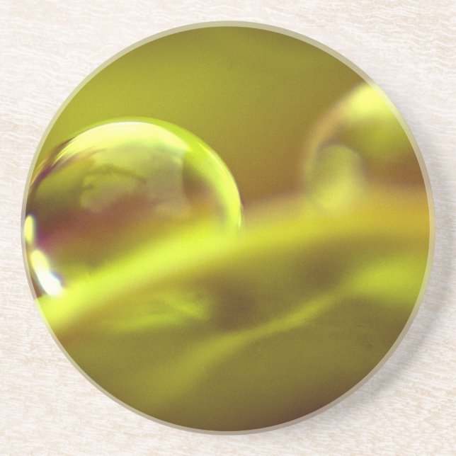 En Grès Dessous de verre de goutte d'eau (Devant)