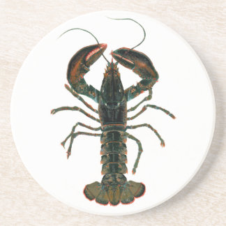 En Grès Dessous de verre de homard