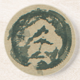 En Grès Dessous de verre de Jésus d'anneau de boissons