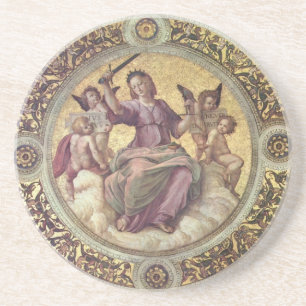 En Grès Dessous de verre de justice