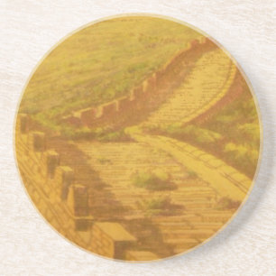 En Grès Dessous de verre de la Grande Muraille