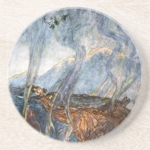 En Grès Dessous de verre de la roche de Brunhilde