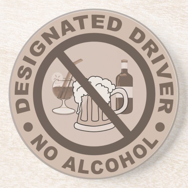 En Grès Dessous de verre de pilote désigné (Devant)