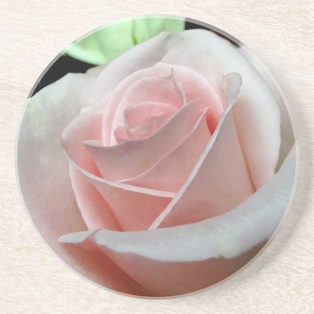 En Grès Dessous de verre de rose de rose (Devant)