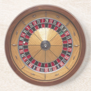 En Grès Dessous de verre de roue de roulette